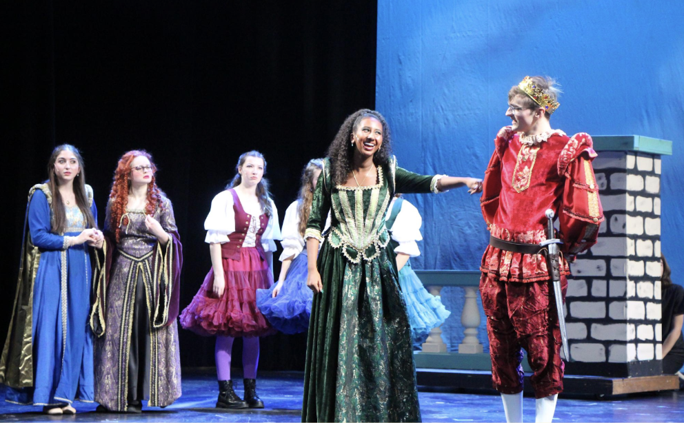 Million acts in WHSTE's 2025 production of Head Over Heels. She played the role of Gynecia, the queen of Arcadia. "We wanted to have the audience be able to follow [Gynecia's] storyline," Million said.