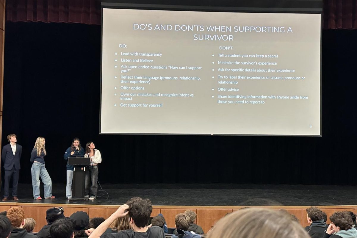 Senior MVP members Avery Umina and Eliza Russell discuss how to support a survivor of domestic violence.