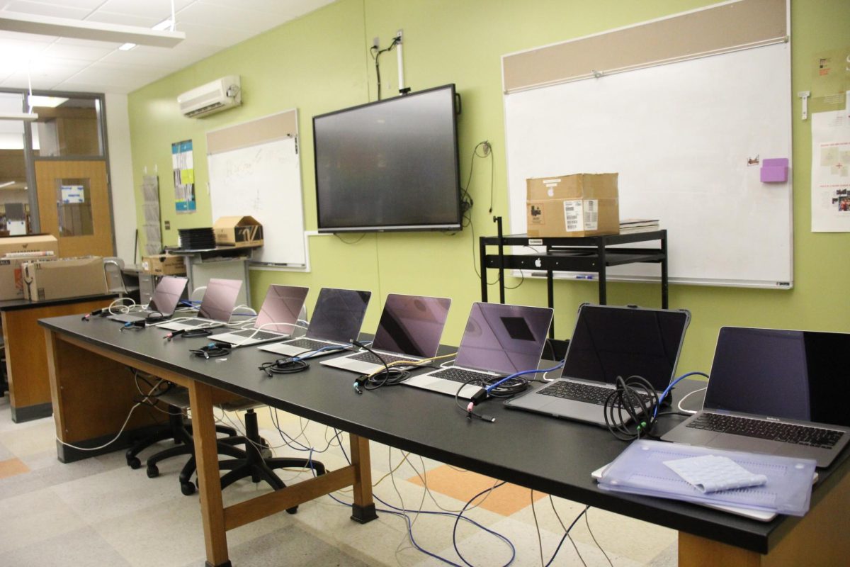 Currently, all students at WHS receive a MacBook Air to use for school and other various assignments. At the Wayland Middle School, however, students receive Chromebooks as their school issued device.