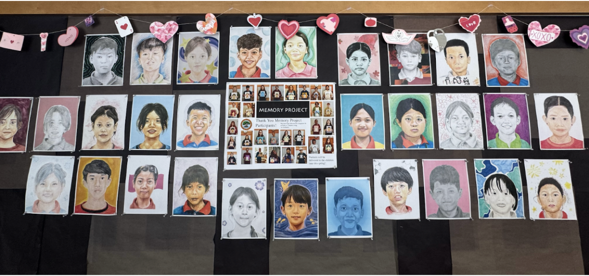 The Memory Project, which makes a global impact, is a tradition in which some WHS art students take part.