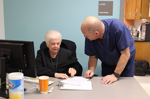 The WHS Nurse Department works to keep all students and staff safe and healthy throughout the school year. Nurse Tim Bryant is the head of the department and has been at WHS for four years. 